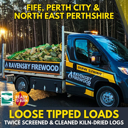 Loose Tipped Firewood - Trailer of Logs Delivered in Fife, Perth City & North East Perthshire