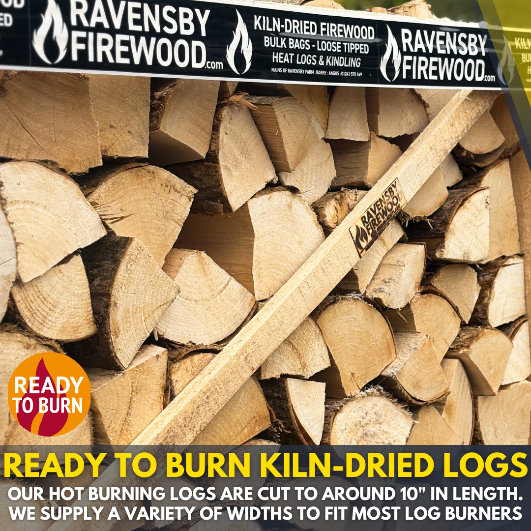 Kiln-Dried Birch Logs | Bulk Firewood | Free Mainland UK Delivery