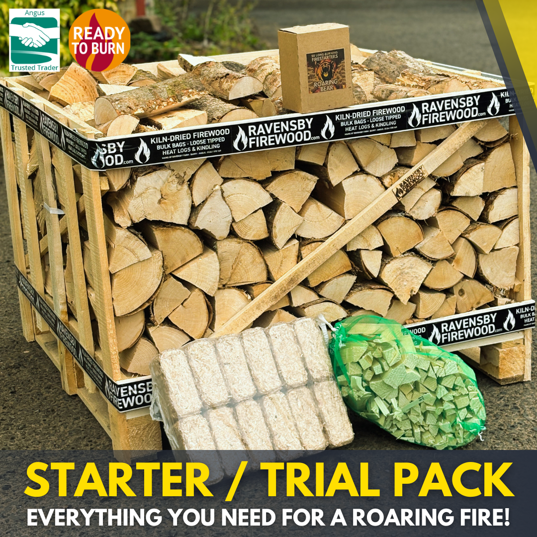 Kiln-Dried Ash or Birch Starter Pack | Free Mainland UK Delivery