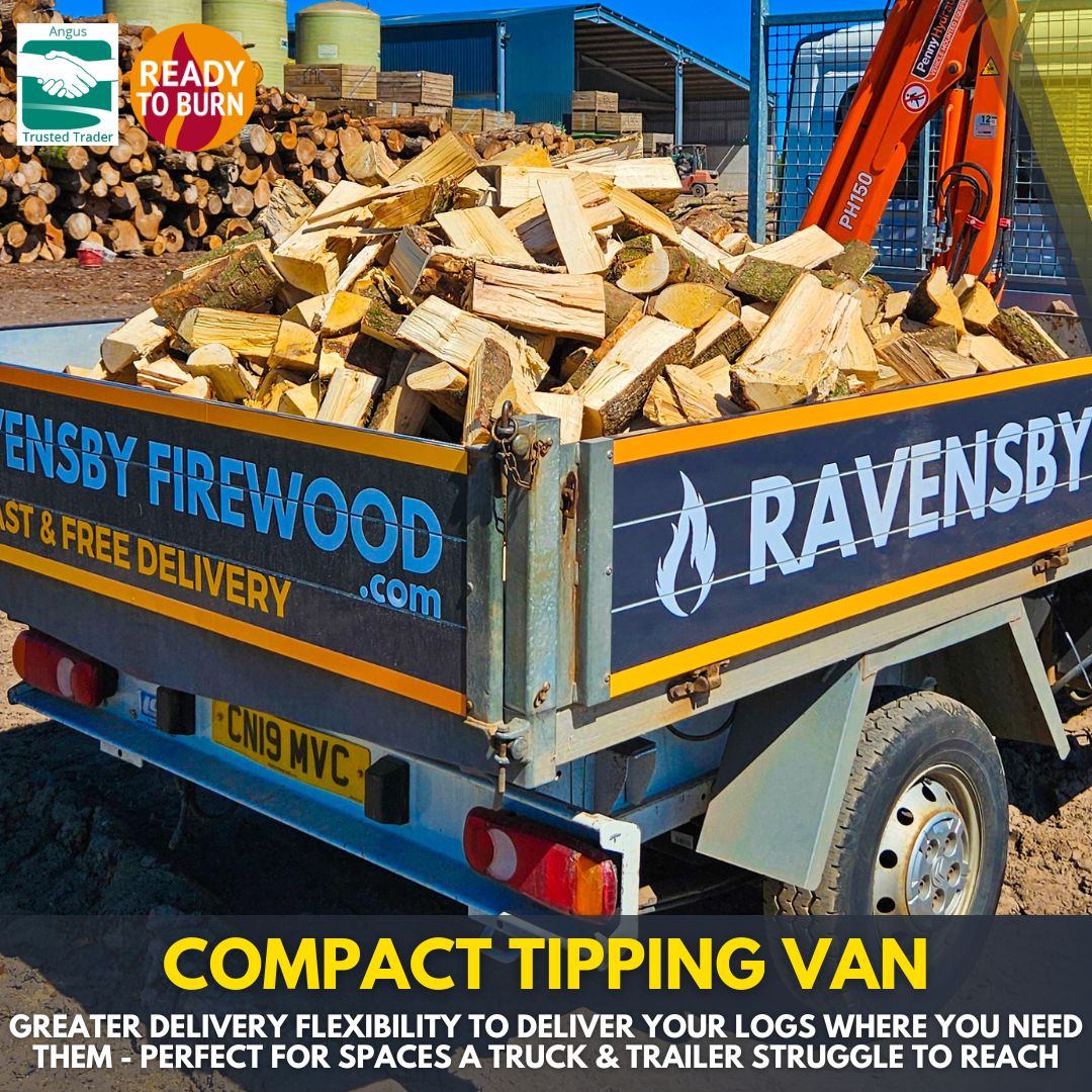 Loose Tipped Firewood - Trailer of Logs Delivered in Fife, Perth City & North East Perthshire