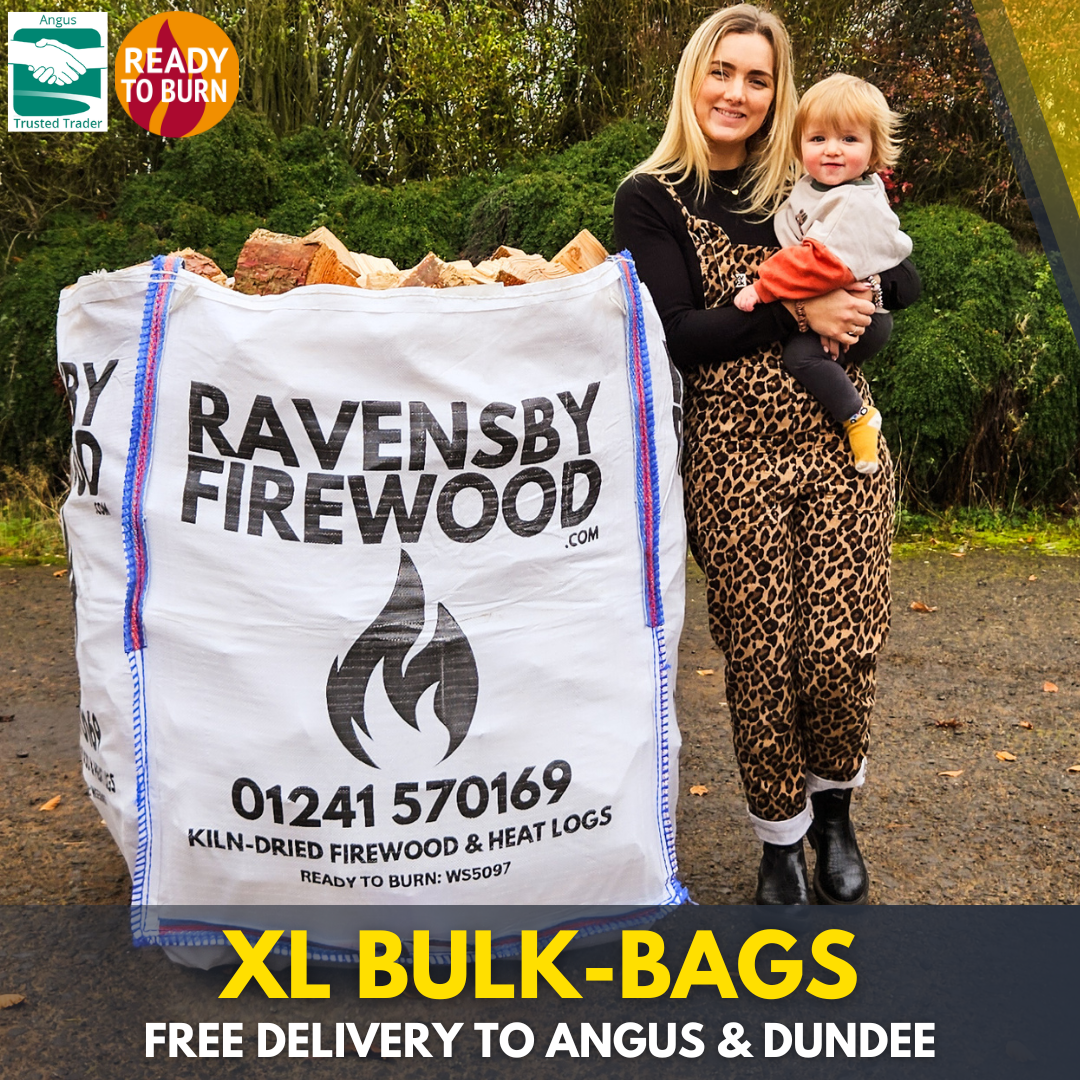XL Firewood Bulk-Bags Delivered Across Dundee, Angus, & Errol