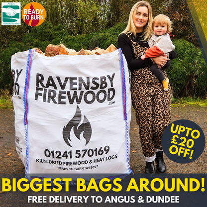 XL Firewood Bulk-Bags Delivered Across Dundee, Angus & Errol