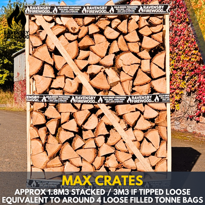 ASH FIREWOOD CRATES