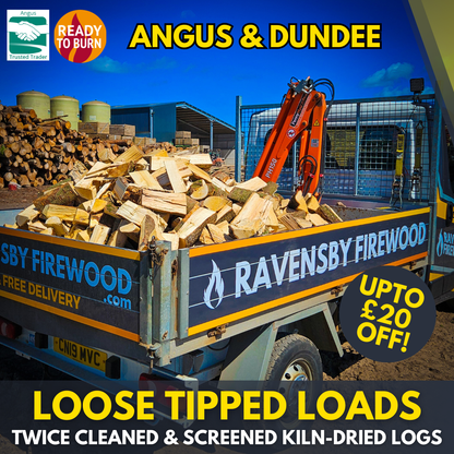 Loose Tipped Firewood - Trailer of Logs Delivered to Angus, Dundee & Errol