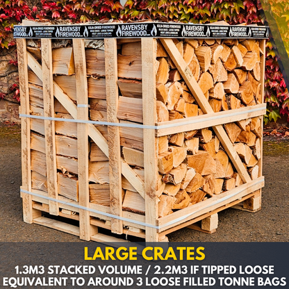 ASH FIREWOOD CRATES