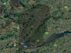 Firewood delivery map depicting the Perth and North East Perthshire delivery area of Ravensby Firewood