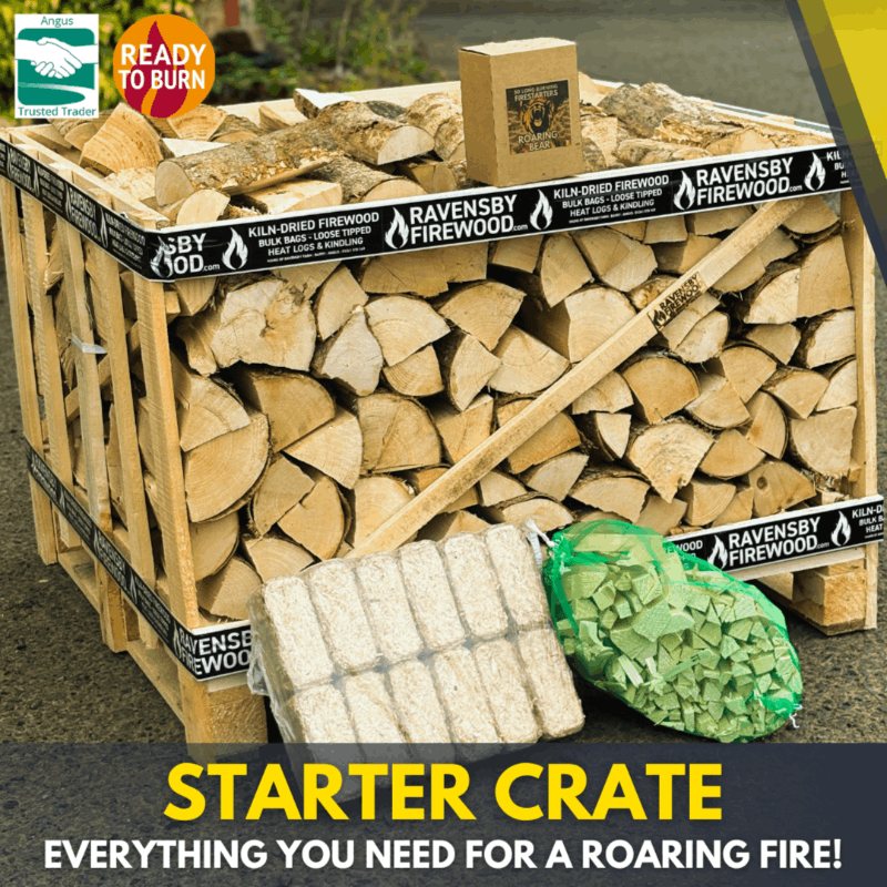 Kiln-Dried Ash Logs | Bulk Firewood Crates | Free Mainland UK Delivery